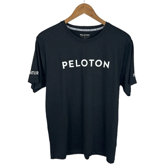 TS528 Men’s Peloton Exercise Equipment Brand Performance Gym Shirt M - Picture 1 of 4